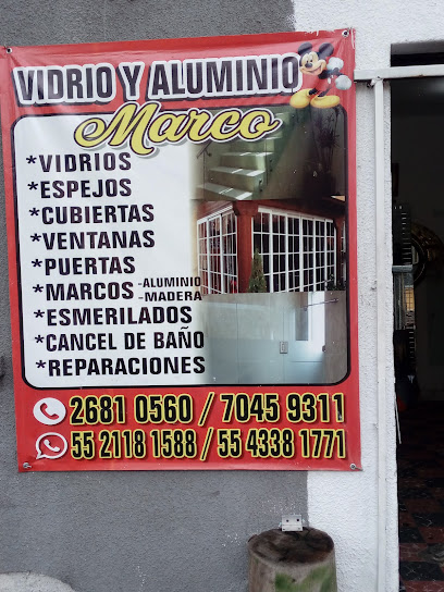 Aluminio Y Vidrio Marco