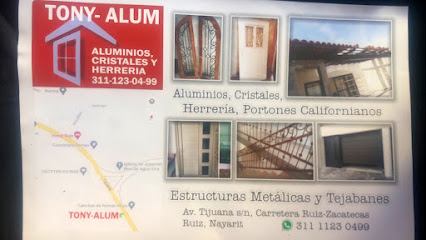 Negocio Aluminios, Cristales Y Herreria.