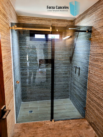 Negocio Forza Canceles Para Baño En Cristal Templado