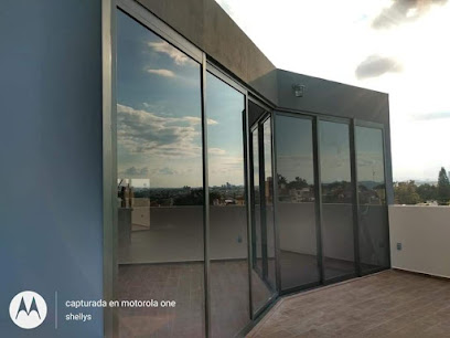 Glass House.. Ventaneria De Aluminio.. Domos Pasamanos Espejos Cristal Templado