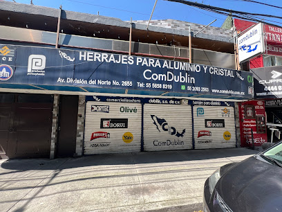 Herrajes Para Aluminio Y Cristal Comdublin División Del Norte