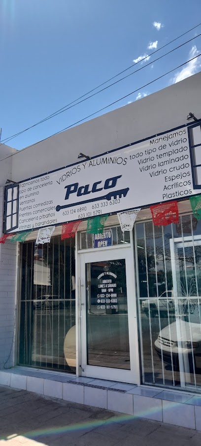 Paco Vidrio Y Aluminio