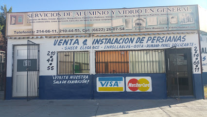 Servicios De Aluminio, Vidrio Y Persianas